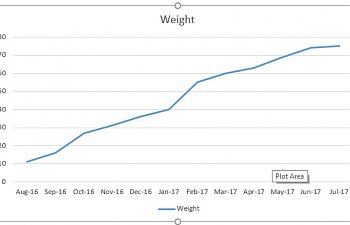 Weight tracking on Jackson