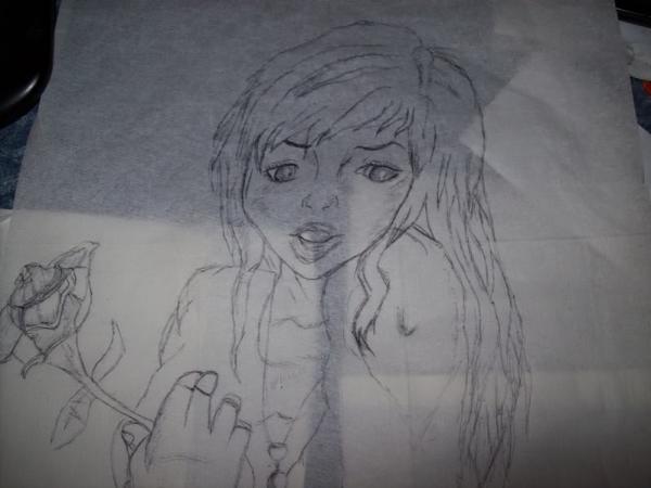 I literally drew this on a napkin.  Had no paper and I used an ink pen XD