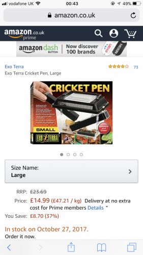 Exo Terra Cricket Pen