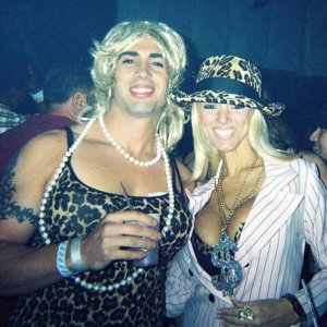 Me & The Hubby on Halloween a few years ago