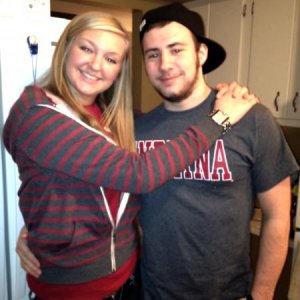 My lovely girlfriend and myself!