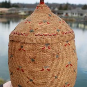 Aleut basket possibly Attu?