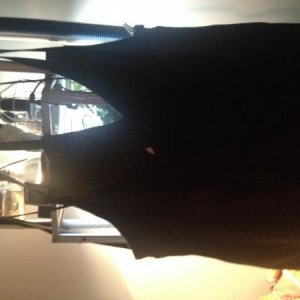 black curtain we hang outside of cage