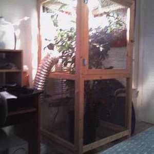 finished enclosure 5.5 ft tall
