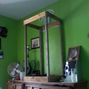 Before the door and sanding