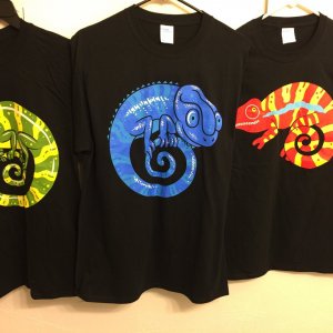 My chameleon shirts