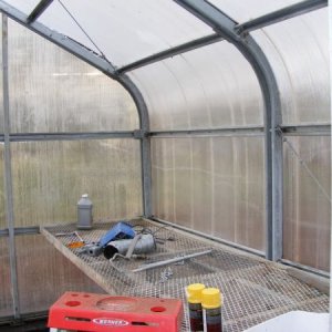 My Greenhouse being Assembled at New Houses Location