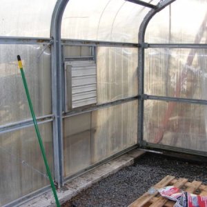 My Greenhouse being Assembled at New Houses Location
