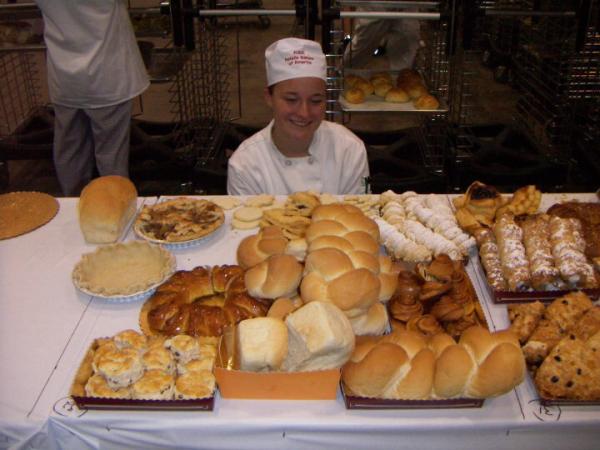2005 SkillsUSA national competition. 50 people, 9 hours of baking. I ranked 15 out of 50, but was definitely cheated out of a better placement because