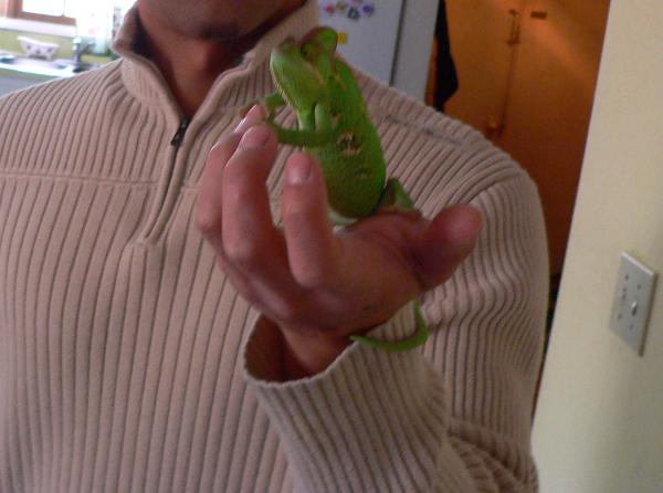 again, my bro holding her