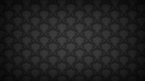 black floral wallpaper