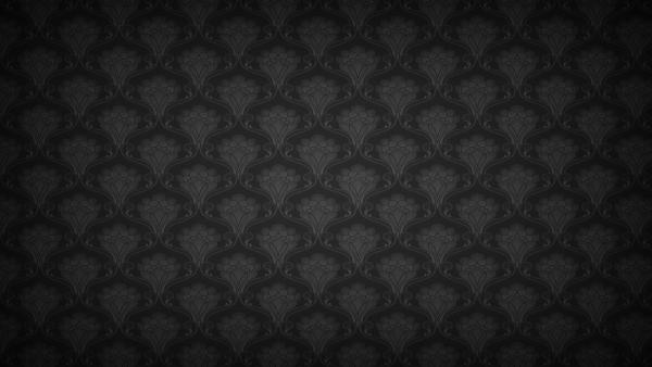 black floral wallpaper