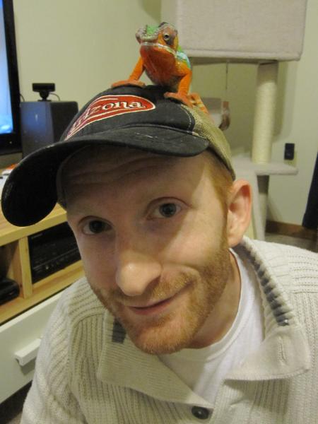 Chompers and I.