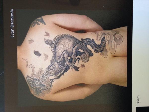 Hybrid back piece I did last year