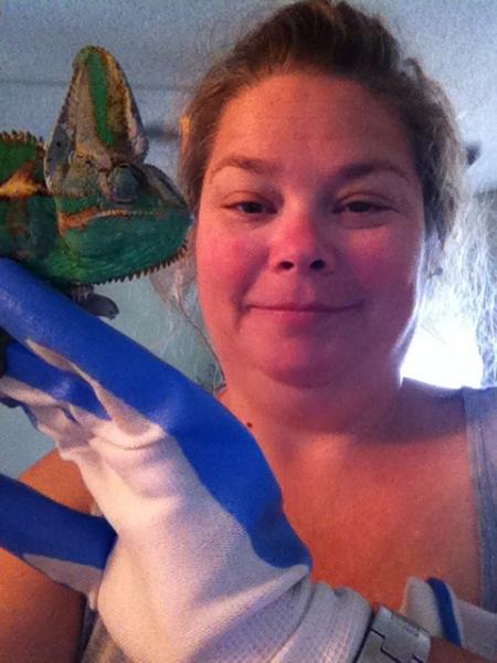 Me and Rebel.  I think he hates me..lol  09/28/13