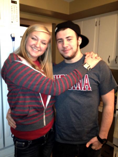 My lovely girlfriend and myself!