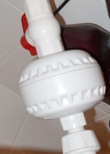 Shower Filter And Shutoff