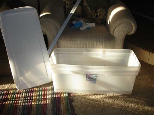 Tubs for Screened Bottom Cricket Cage